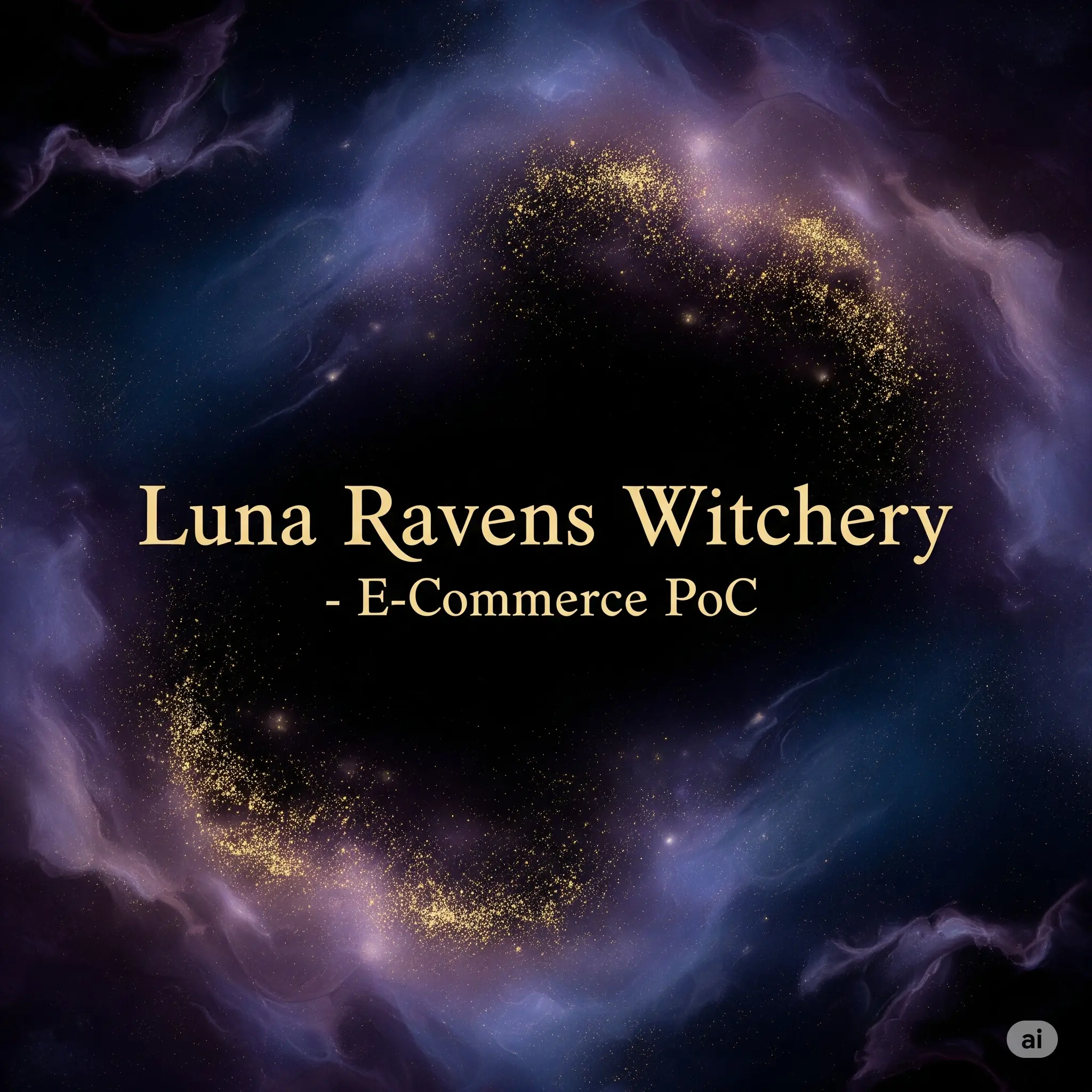 Luna Ravens Witchery - E-Commerce PoC project screenshot