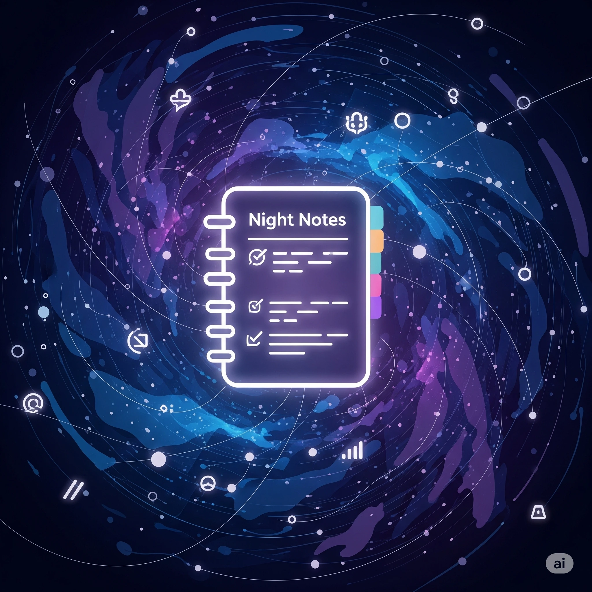 Night Notes | Productivity & Communication Tracker Proof of Concept project screenshot